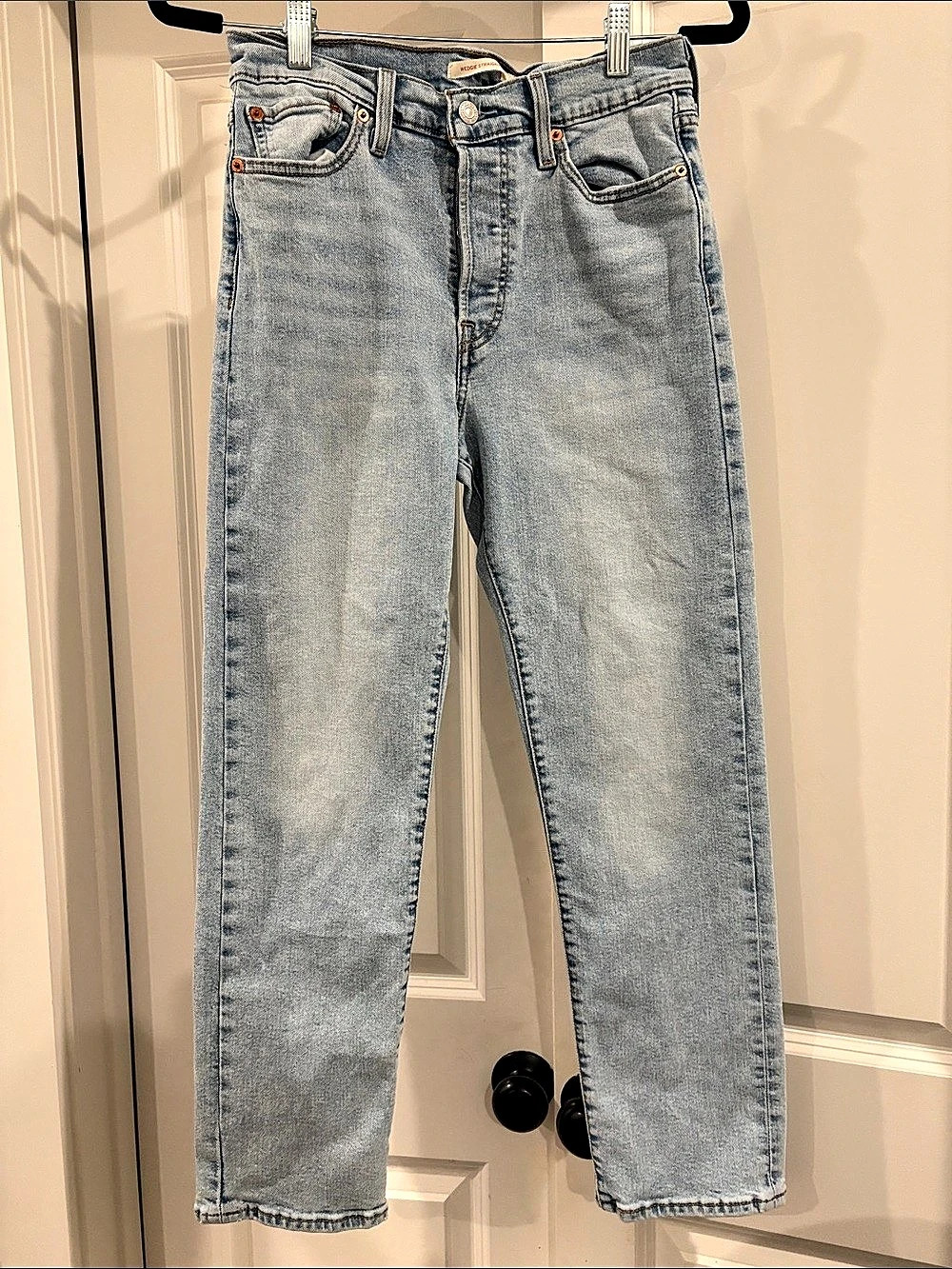 Lucky Brand Wedgie Straight Leg Jeans Blue Waist 29